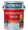 RENOVO Wetterschutzfarbe weiß RAL 0095, 2,5 Liter
