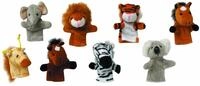 Toys Pure 15125 Fingerpuppen-Set "Wilde Tiere" 8er Set