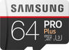 Samsung PRO Plus Micro SDXC 64GB bis zu 100MB/s, Class 10 U3 Speicherkarte...