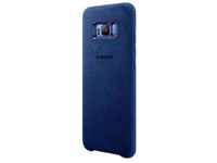Samsung EF-XG955ALEGWW Alcantara Cover (geeignet für Samsung Galaxy S8+) blau