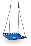 Relaxdays Nestschaukel eckig f&uuml;r den Outdoor-Bereich, blau/schwarz | max.