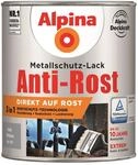 Alpina Metallschutzlack Anti-Rost Hellgrau 750ml matt