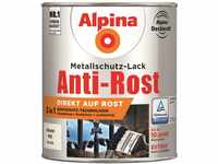 Alpina Metallschutzlack Anti-Rost Weiß 750ml glänzend