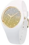 Ice-Watch - ICE lo White gold - Wei&szlig;e DamenUhr mit Silikonarmband