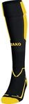 JAKO Unisex Stutzenstrumpf Lazio, Schwarz/Citro, 39-42