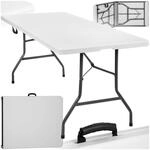tectake&reg; Klapptisch, Campingtisch mit Trageschlaufe, Gartentisch klappbar,
