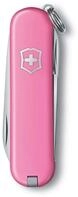 Victorinox, Taschenmesser, klein, Classic SD, 58 mm, hellpink (7 Funktionen, Klinge,