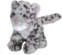 Wild Republic 10833 10848 Pl&uuml;sch, grau, 20 cm, Schneeleoparden Baby