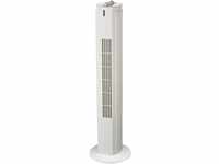 Salco Turmventilator KLT-1080, Säulenventilator, Tower-Fan, weiß, 79cm hoch, Timer,