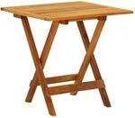 vidaXL Bistrotisch 46x46x47 cm Massivholz Akazie