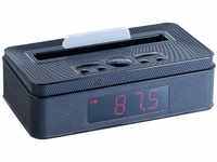 auvisio Boombox: Radio MPS-630.bt mit Bluetooth, Wecker, MP3-Player und AUX, 10...