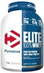 Dymatize Elite 100% Whey Cookies & Cream 2170g - High Protein Low Sugar Pulver + Whey
