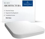 Villeroy & Boch WC-Sitz Architectura - Toilettendeckel Wei&szlig; gl&auml;nzend aus Duroplast