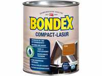 Bondex Compact Lasur TEAK 0,75 L für 9,75 m² | Wasserbasierte Holzlasur 