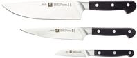 Zwilling 38447-003-0 Messerset Pro 3 teilig, Edelstahl, Silber/schwarz, 38 x 28 x 28