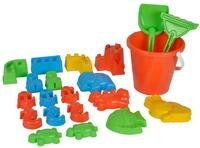 Simba Sandspielset - 22 Teile mit Tasche und Sandf&ouml;rmchen, ab 10 Monaten | 18
