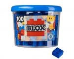 Simba 104114112 - Blox, 100 Blaue Bausteine f&uuml;r Kinder ab 3 Jahren, 4er Steine,