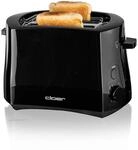 Cloer 3310 Cool-Wall-Toaster, 825 W, f&uuml;r 2 Toastscheiben, integrierter