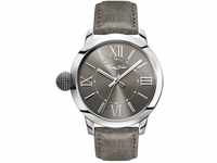 THOMAS SABO Herren Analog Quarz Uhr mit Leder Armband WA0294-273-210-46 mm