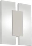 EGLO LED Wandleuchte Metrass 2, 2 flammige Deckenlampe, Wandlampe, Wandbeleuchtung
