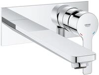 GROHE Lineare, Waschtischarmatur f&uuml;r die Wandmontage, wassersparend (2-Loch