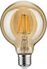 Paulmann 28521 LED Lampe Vintage Globe G95 6W Retro Leuchtmittel dimmbar Glühfaden