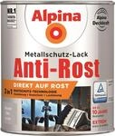 Alpina Metallschutzlack Anti-Rost Silber 300ml gl&auml;nzend