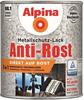 Alpina Metallschutzlack Anti-Rost Hammerschlag Schwarz 750ml