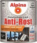 Alpina Metallschutzlack Anti-Rost Hammerschlag Schwarz 300ml