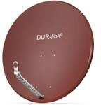 DUR-line Select 85cm x 90cm Alu Satelliten-Sch&uuml;ssel Rot - [ Test SEHR GUT *]