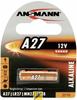 ANSMANN Alkaline Batterie A27, 12 Volt, 1er Blister 15160001