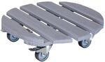 WAGNER Pflanzenroller CREO &Oslash; 38 x 10,5 cm I Blumenroller f&uuml;r Au&szlig;enbereich +