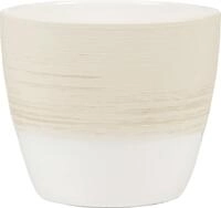 Scheurich 950 Blumentopf aus Keramik, Creme, &Oslash; 19 cm, H 17.5 cm