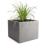 Pflanzwerk&reg; Pflanzk&uuml;bel Cube Grau 23x23x23cm *Frostbest&auml;ndiger Blumenk&uuml;bel*
