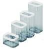 Mepal Transparente Vorratsdosen mit Deckel - Lebensmittelbehälter Rechteckige -