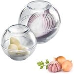 Westmark 2 Frischhaltekugeln, stapelbar, Gr&ouml;&szlig;en: &oslash; 7cm + &oslash; 9cm, Set 2-tlg.,