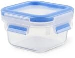 EMSA Clip & Close Frischhaltedose, quadratisch, 0,20 L, Aufbewahrungsbox, 100 Prozent