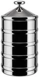 Alessi Kalist&ograve; 3 CB03 - K&uuml;chendose aus Edelstahl 18/10 mit Knopf aus Aluminium, 114