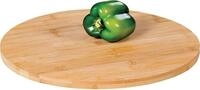 Kesper 58449 Dreh- und Servierplatte &Oslash; 35 cm aus Bambus/Drehteller/Drehkabinett