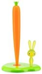 Alessi "BUNNY & CARROT" K&uuml;chenrollenhalter aus thermoplastischem Harz, gr&uuml;n, 20.2 x