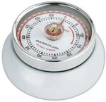 Zassenhaus K&uuml;chentimer SPEED , Wei&szlig; , &Oslash; 7 cm x 3 cm , Analoge Zeitanzeige mit