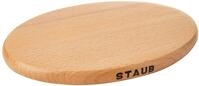 STAUB Magnetischer Untersetzer aus Holz, oval, 21x15 cm, F&uuml;r alle magnetischen