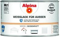 Alpina Wei&szlig;lack f&uuml;r Au&szlig;en 300ml seidenmatt