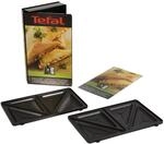 Tefal XA800212 Collection Set Snack Sandwich-Platte, dreieckig, Rezeptbuch mit 4,4 x