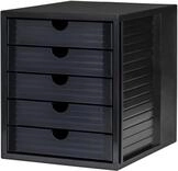 HAN Schubladenbox Systembox Karma mind 80 Prozent Recycling-Kunststoff mit 5