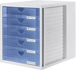 HAN Schubladenbox SYSTEMBOX mit 5 geschlossenen Schubladen, Schreibtisch oder im