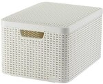 Curver Aufbewahrungsbox, Polypropylene, creme, Depth 330 mm x Width 445 mm x...