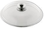 Silit Pfannen- Topfdeckel 24 cm, Glasdeckel mit Metallknauf, Deckel f&uuml;r T&ouml;pfe &