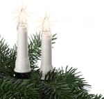 hellum Christbaumbeleuchtung f&uuml;r innen & au&szlig;en, 16x Riffel-Kerzen je 20 Lumen,