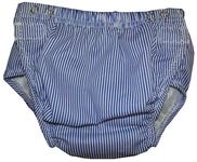 Schwimmwindel 3-30 Monate Blau gestreift, 3-30 Monate, BLAU /BLUE